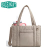 Lightweight Quilted Tote Bag with Crossbody Strap