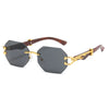 Rimless Square Sunglasses