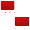 Red reflective strip stickers for car safety, sold in a set of 10 pieces.