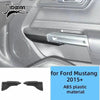 ABS plastic carbon fiber grain decorative trim kit for Ford Mustang 2015+