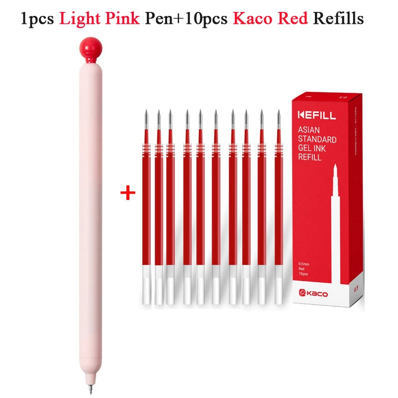 KACO POPUP Retractable Gel Pen – 0.5mm Smooth Writing, Quick-Dry Ink