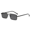 Vintage Double-Bridge Square Sunglasses