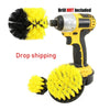 Cordless Drill Scrubber Brush Kit (3-Piece Set)