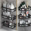 No-Drill Corner Bathroom Shelf