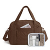 Expandable Travel Duffle Bag with TSA Toiletry Kit