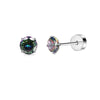 Ohrringe aus Edelstahl mit Herz- und Mond-Motiv