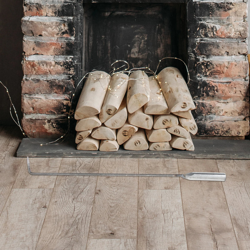 Heavy-Duty Fireplace Poker with Long Handle