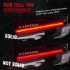 Comparison of a SOLID and NOT SOLID Silveradd light bar illuminated by 321 high quality LED's