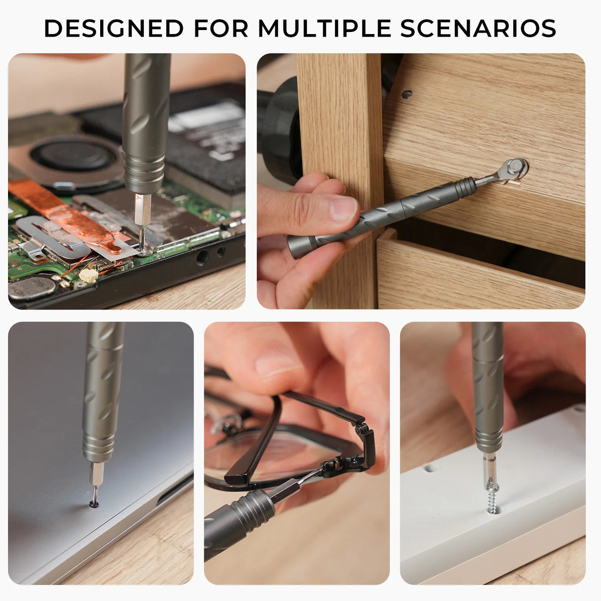 55-in-1 Magnetic Screwdriver Set with Foldable Storage Case