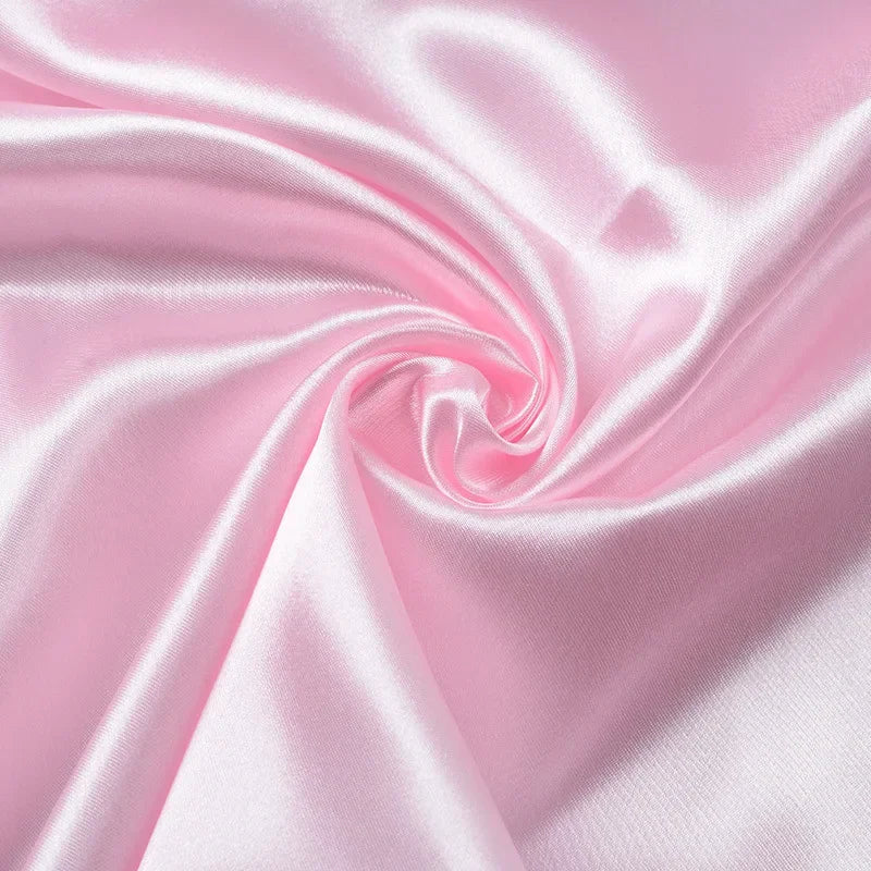 Premium Solid Satin Fabric by the Meter