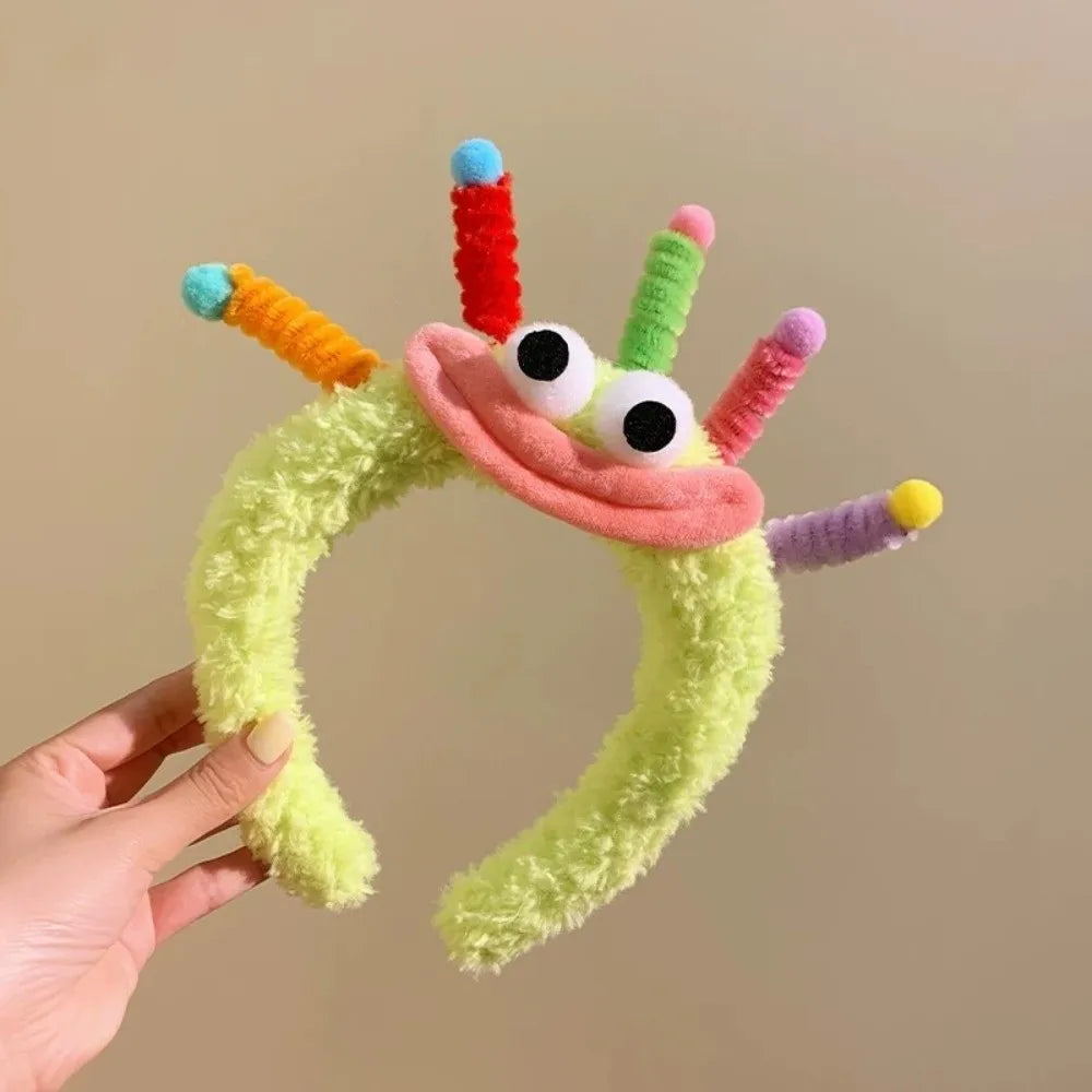 Bandeau à cheveux en forme de anneau de dessins animés coloré