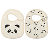 Soft Cotton Baby Bibs with Waterproof Backing – Set of 2