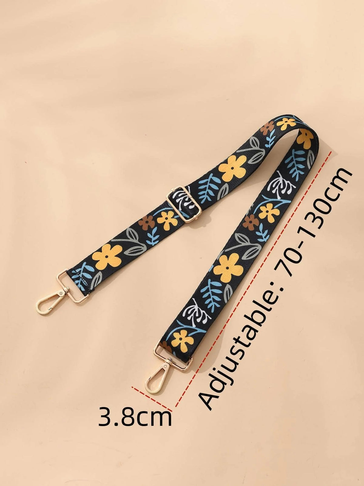 Adjustable Shoulder Strap for Handbags and Messenger Bags