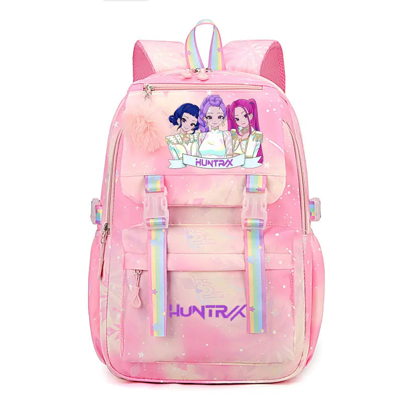 Stylish Letter Print Nylon Backpack for Everyday Use