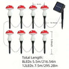Solar Mushroom Garden Light with 8 Lighting Modes
