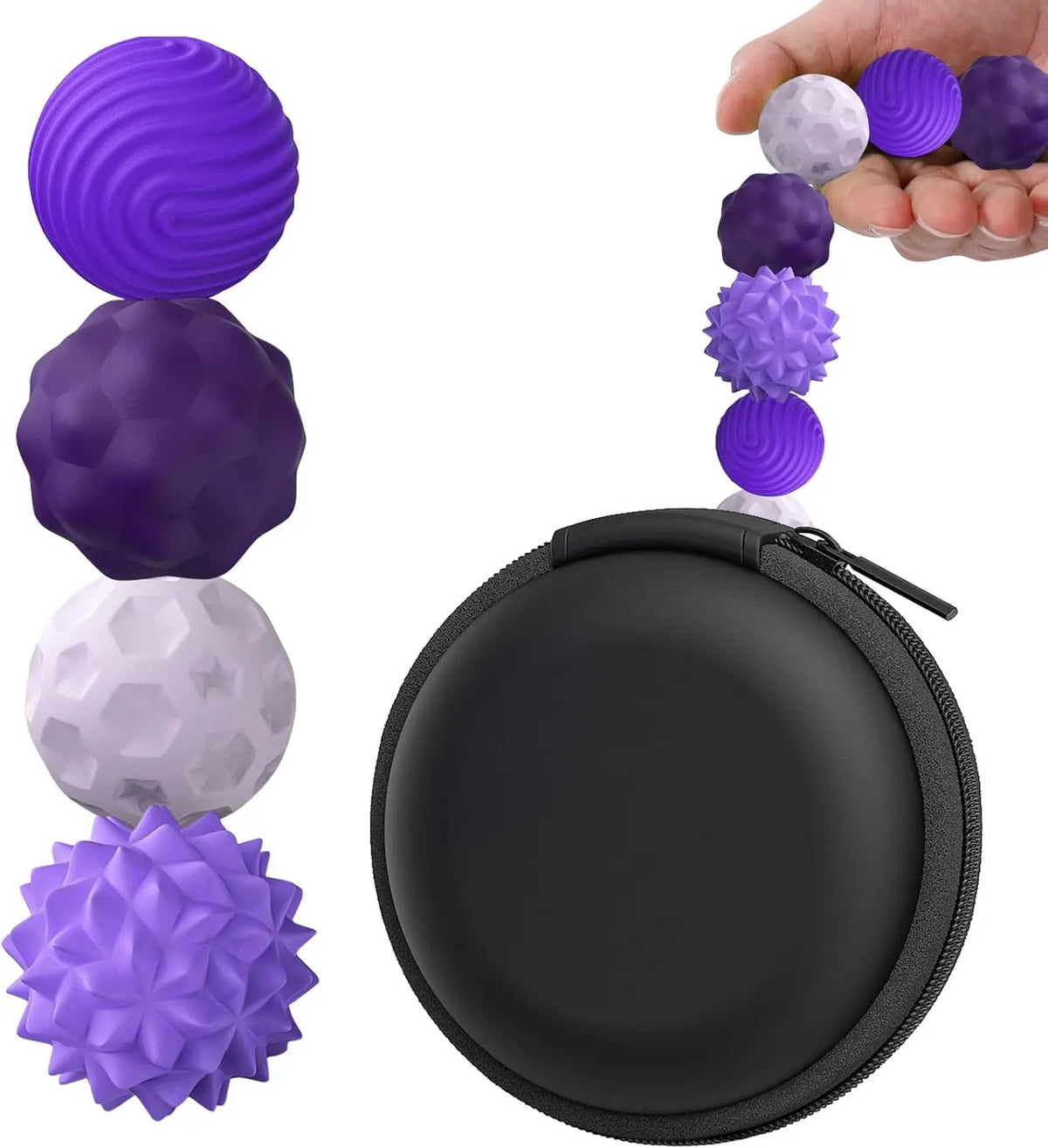 Silicone Magnetic Fidget Balls for Stress Relief and Focus