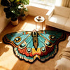 Butterfly-Shaped Plush Rug with Non-Slip Backing