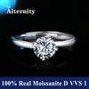 Adjustable Moissanite Ring with Tension Setting