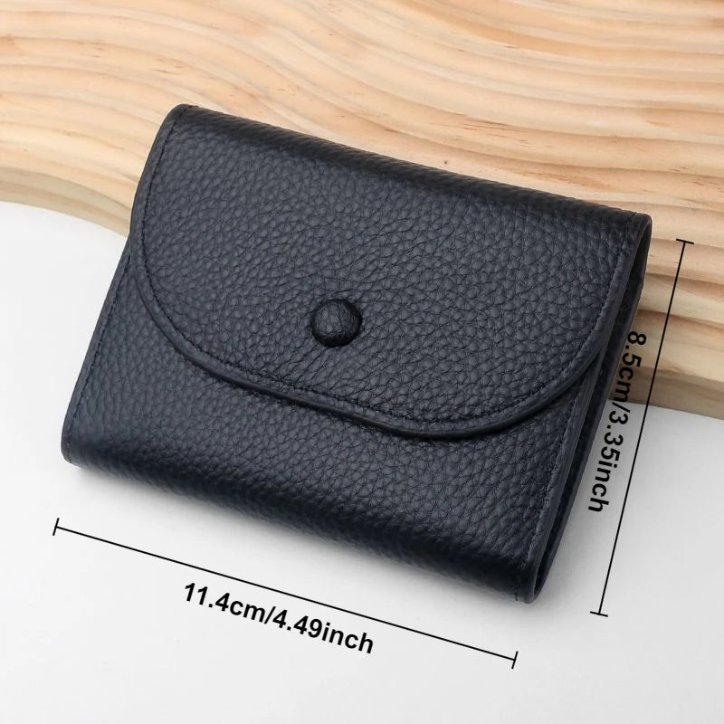 Slim Faux Leather Wallet
