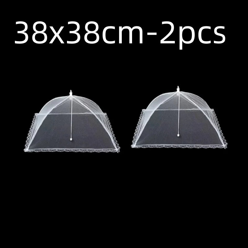 Foldable Mesh Food Cover with Pop-Up Design