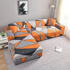 Printed Stretch Sofa Cover for L-Shaped and Corner Sofas