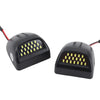 White LED License Plate Lights for Chevrolet Silverado, GMC Sierra, and More