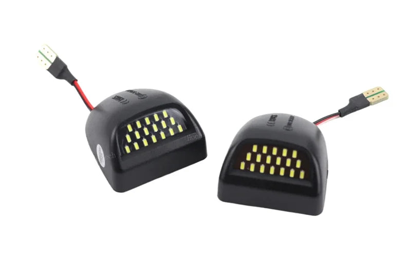 White LED License Plate Lights for Chevrolet Silverado, GMC Sierra, and More