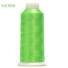 80-Color Polyester Embroidery Thread Set with Large 4000m Spools