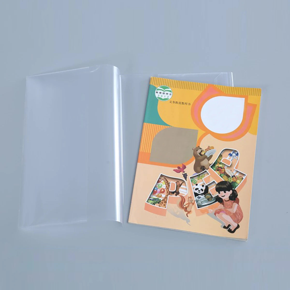 Transparent Reusable Book Covers for Textbooks & Notebooks
