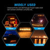 LED strobe side marker lights shown in various vehicle contexts including trucks, SUVs, pickups, and a steamship.