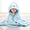 Soft Hooded Baby Towel Robe with Cartoon Animal Design
