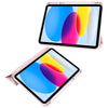 Slim Trifold iPad Case with Clear Acrylic Back and Pen Holder