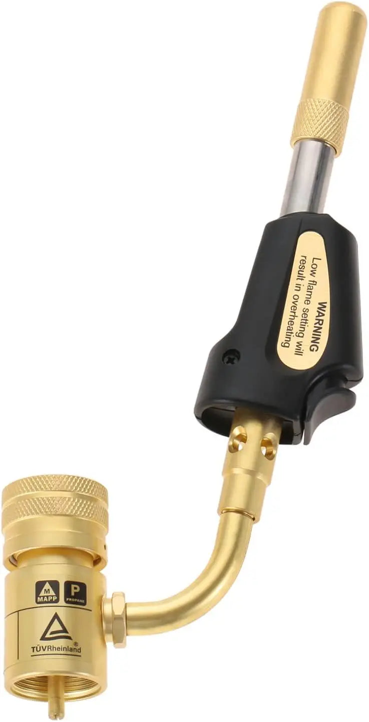 Adjustable Turbo Torch with Self-Ignition Trigger