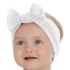 Baby Girl Cotton Headbands with Bows (Set of 3, 4, 6, or 12)