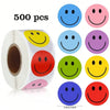 Smiling Face Reward Stickers - 500 Pack