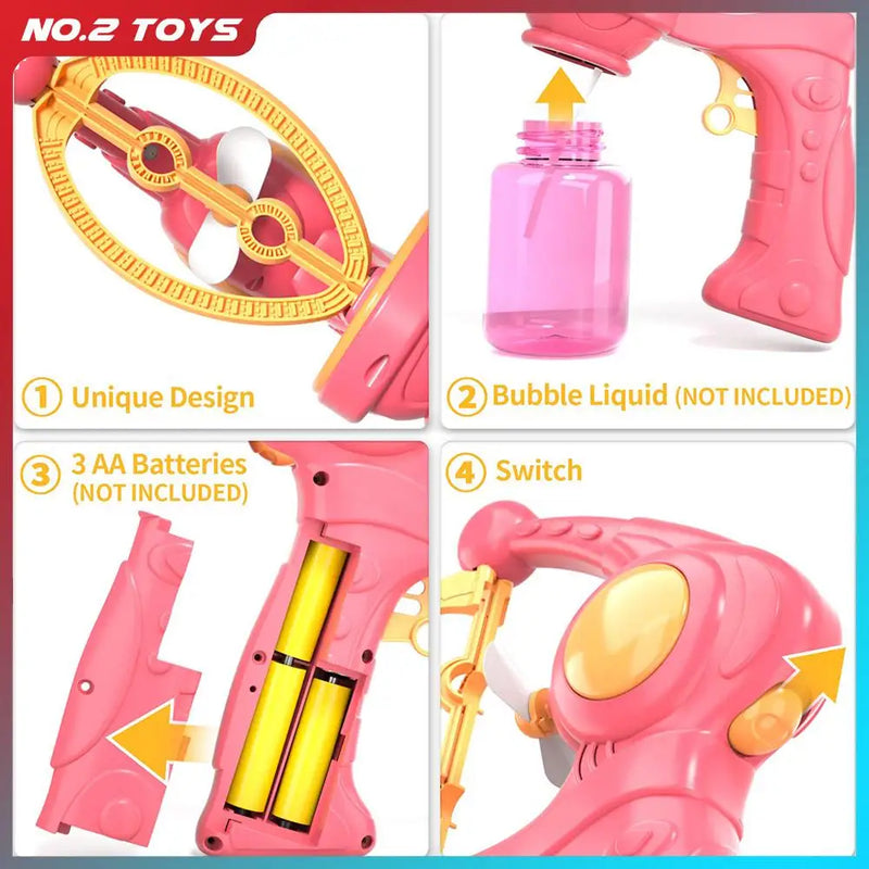 Automatic Bubble Gun for Kids