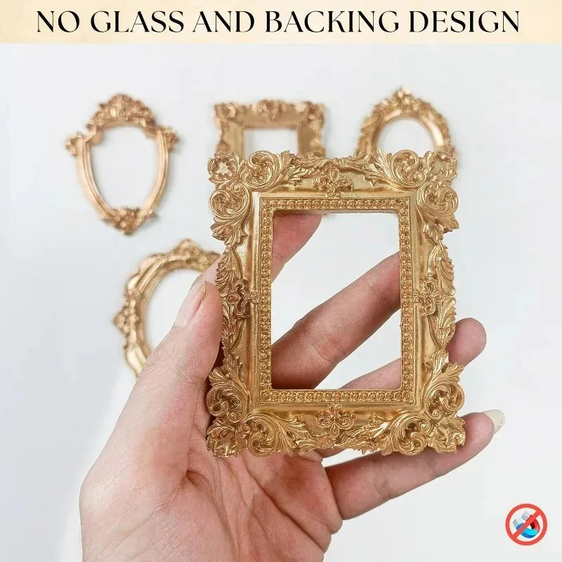 Vintage Mini Picture Frames for DIY Crafts & Decor