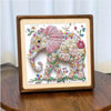 Enchanting Elephant and Flower Diamond Painting Kit