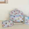 Striped Bear Large-Capacity Makeup Bag