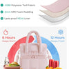 Insulated Double-Deck Lunch Bag with Leakproof Lining
