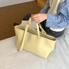 Soft PU Leather Tote Bag for Women – Spacious Everyday Carryall