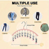 Space-Saving Closet Organizer with 10 Sturdy Clips