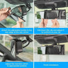 Wide Angle Convex Car Rear View Mirror with Anti-Glare Protection