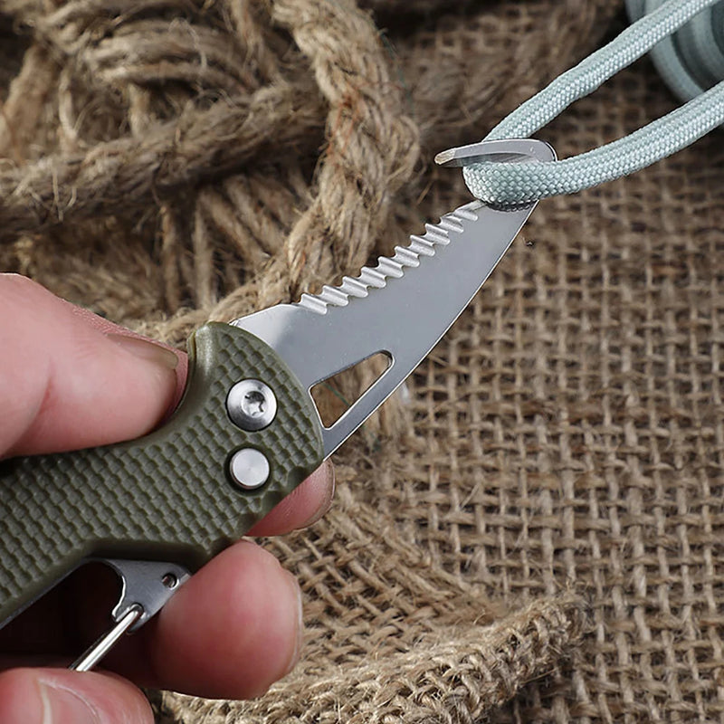 Compact Folding Pocket Knife with Gut Hook