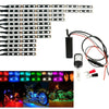RGB Motorcycle Under-Glow LED Light Kit with Remote
