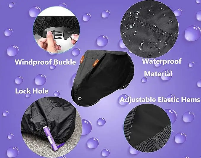 Waterproof Bicycle Cover for Outdoor Storage