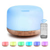Wood Grain USB Aroma Diffuser with Remote & LED Lights