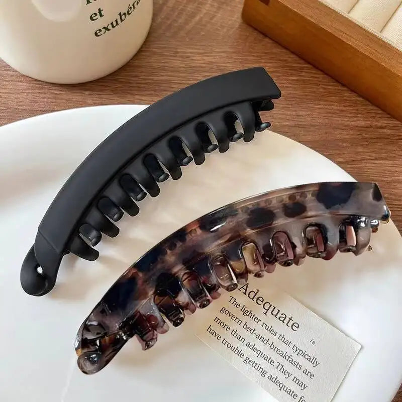 Tortoiseshell Banana Hair Clip