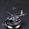 Solar-Powered Rotating Helicopter Car Air Freshener & Decorative Aromatherapy Diffuser