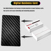 Tarjeta de Visita Digital NFC con Acabado en Fibra de Carbono